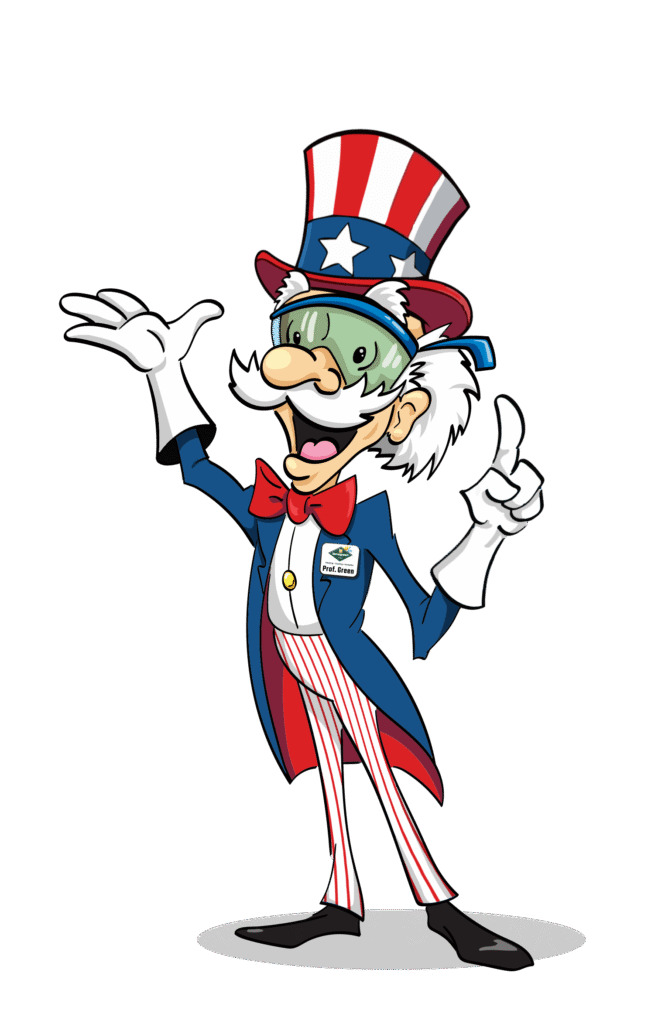 Sensigreen-Prof Green-Uncle Sam_Mouth Open